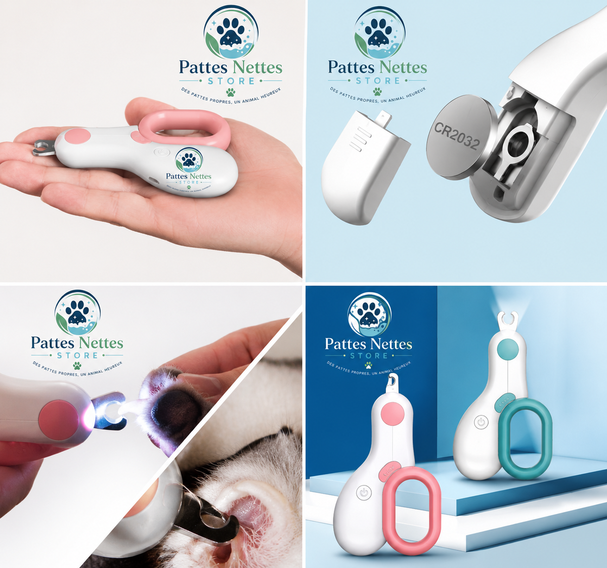 Coupe-griffe avec LED pour Chiens & Chats